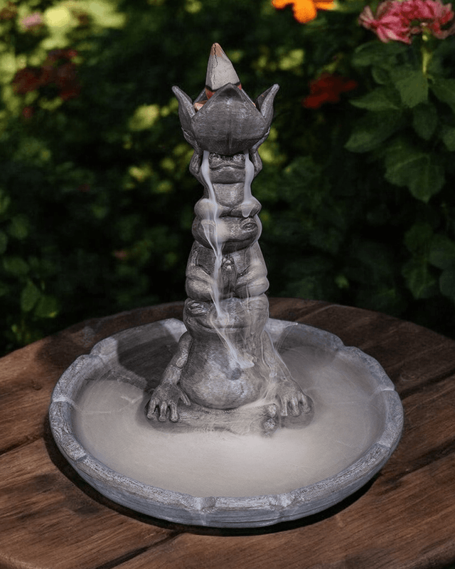 Totem crapaud  🐸 (brûleur d'encens)