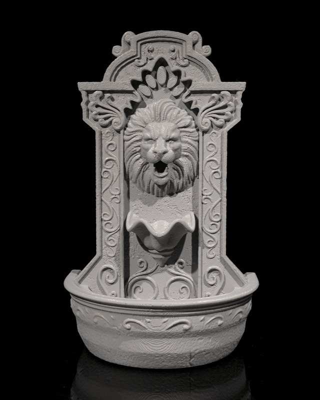 Fontaine du Lion 🦁 (Brûleur à refoulement)