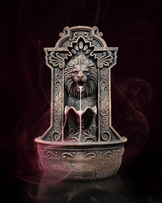 Fontaine du Lion 🦁 (Brûleur à refoulement)