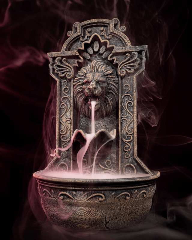Fontaine du Lion 🦁 (Brûleur à refoulement)