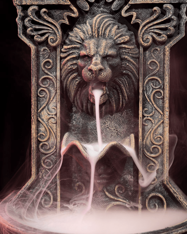 Fontaine du Lion 🦁 (Brûleur à refoulement)